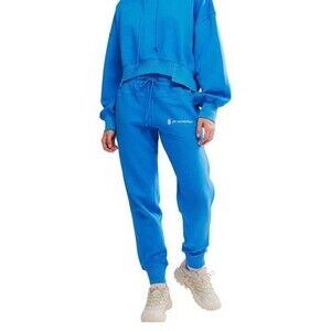 Free People FP Movement Graphic Printed Jogger Pants Smocked Pull-On S 286664